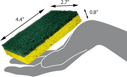 Heavy Duty Scrub Sponges - 2Pc