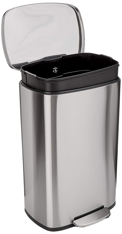 Smudge Resistant Rectangular Trash Can