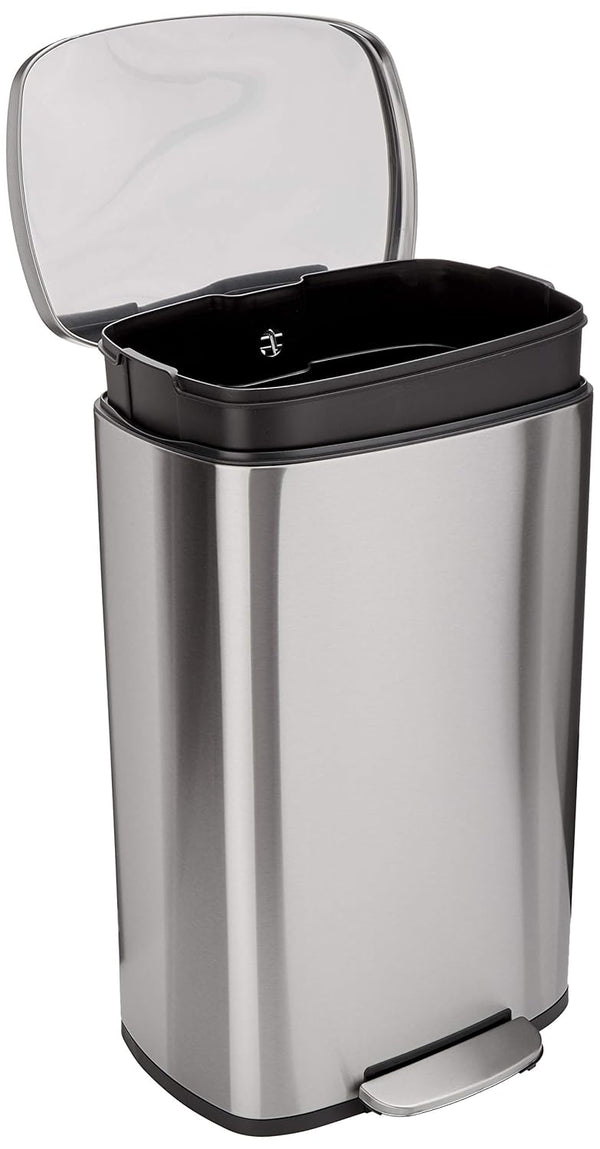 Smudge Resistant Rectangular Trash Can